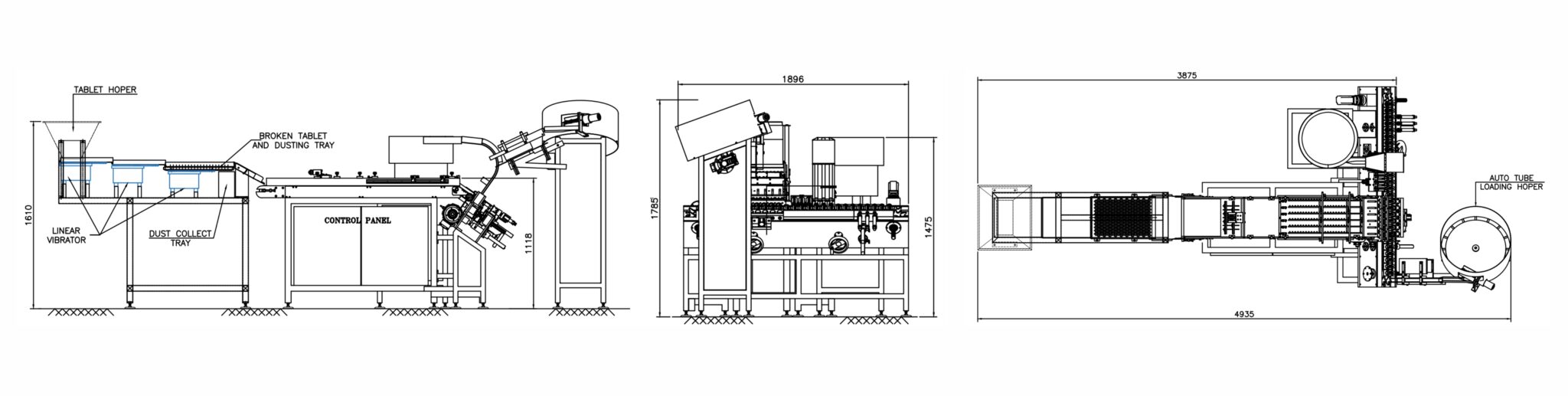 EFF-PACK 4T AND 8T Machine Layout